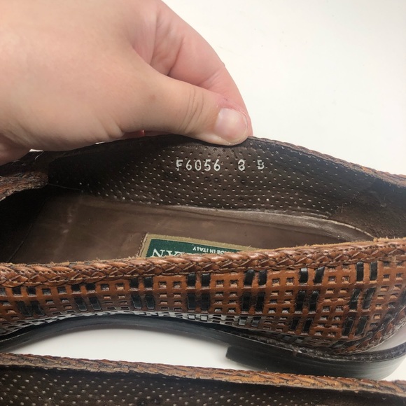 COLE HAAN Leather Woven Loafer Size 8 - Picture 8 of 11